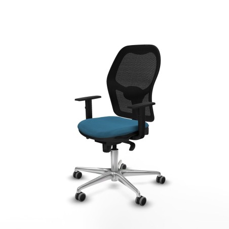 Chaise de Bureau Piqueras y Crespo 1D086G0 Noir Vert pétrole