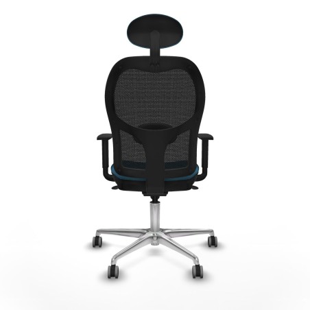 Chaise de Bureau Piqueras y Crespo 1D086G1 Noir Vert pétrole