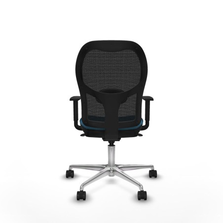 Office Chair Piqueras y Crespo 1D086N0 Black Petroleum green