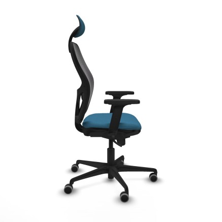 Bürostuhl mit Kopfstütze Jorquera Piqueras y Crespo 2D036G1 Schwarz 2
