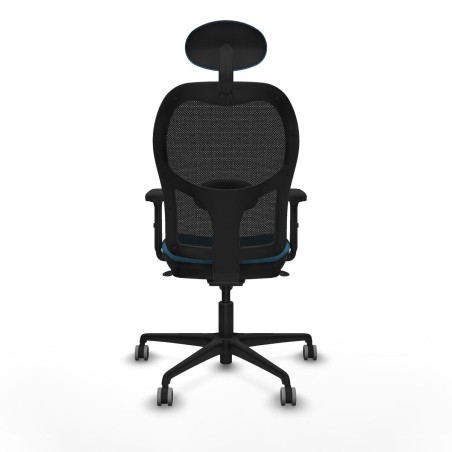 Bürostuhl mit Kopfstütze Jorquera Piqueras y Crespo 2D036G1 Schwarz