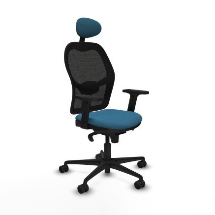 Bürostuhl mit Kopfstütze Jorquera Piqueras y Crespo 2D036N1 Schwarz