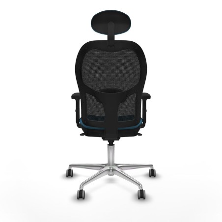 Office Chair with Headrest Jorquera Piqueras y Crespo 2D086G1 Black Pe