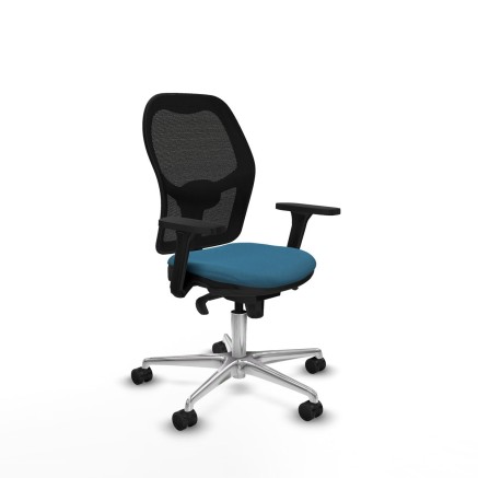 Sedia da Ufficio Jorquera Piqueras y Crespo 3D086N0 Nero Verde petroli
