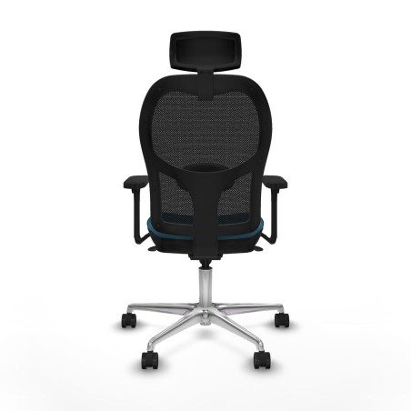 Office Chair with Headrest Jorquera Piqueras y Crespo 3D086N2 Black Pe