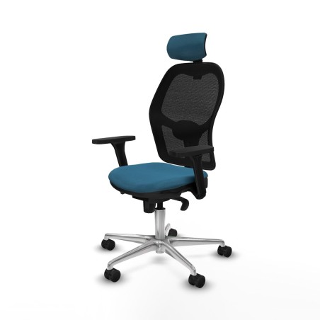 Office Chair with Headrest Jorquera Piqueras y Crespo 3D086N2 Black Pe