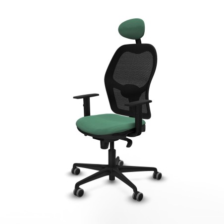 Chaise de Bureau Piqueras y Crespo 1D036G1 Vert émeraude