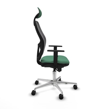 Sedia Ufficio con Poggiatesta Jorquera Piqueras y Crespo 1D086N1 Verde 2