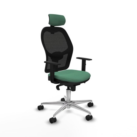 Sedia Ufficio con Poggiatesta Jorquera Piqueras y Crespo 1D086N2 Verde