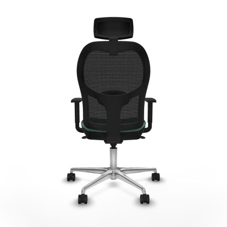 Sedia Ufficio con Poggiatesta Jorquera Piqueras y Crespo 1D086N2 Verde