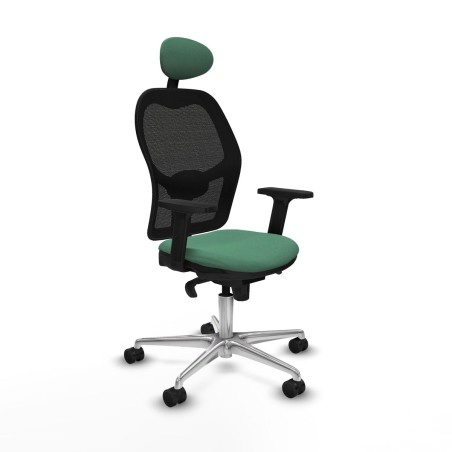 Sedia Ufficio con Poggiatesta Jorquera Piqueras y Crespo 2D086N1 Verde
