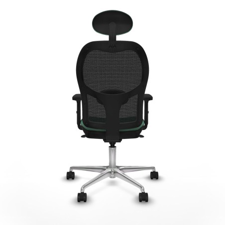 Sedia Ufficio con Poggiatesta Jorquera Piqueras y Crespo 2D086N1 Verde