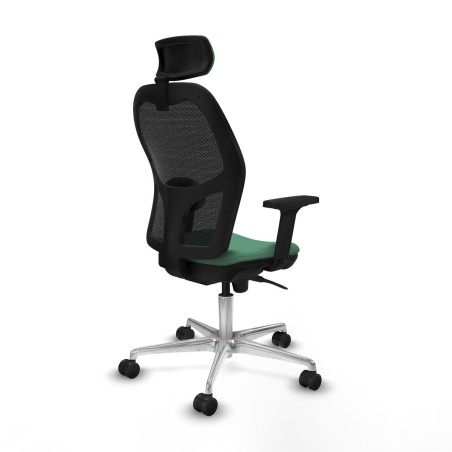 Sedia Ufficio con Poggiatesta Jorquera Piqueras y Crespo 2D086N2 Verde
