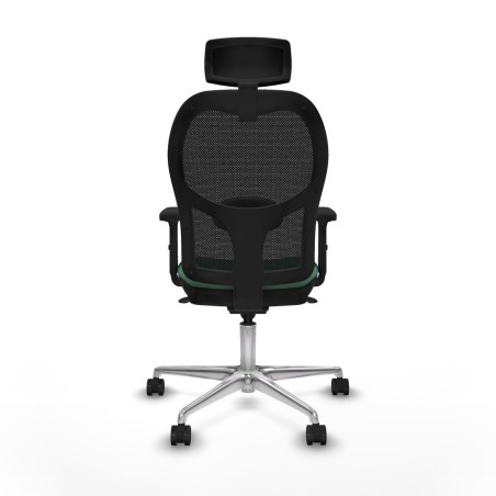 Sedia Ufficio con Poggiatesta Jorquera Piqueras y Crespo 2D086N2 Verde