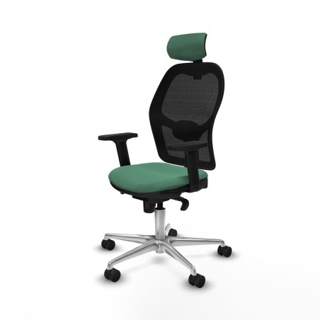 Sedia Ufficio con Poggiatesta Jorquera Piqueras y Crespo 2D086N2 Verde