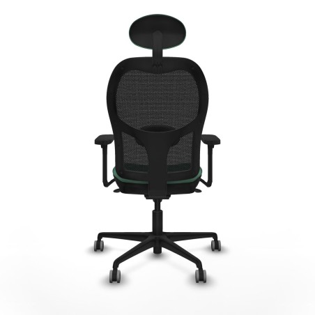 Office Chair with Headrest Jorquera Piqueras y Crespo 3D036G1 Emerald
