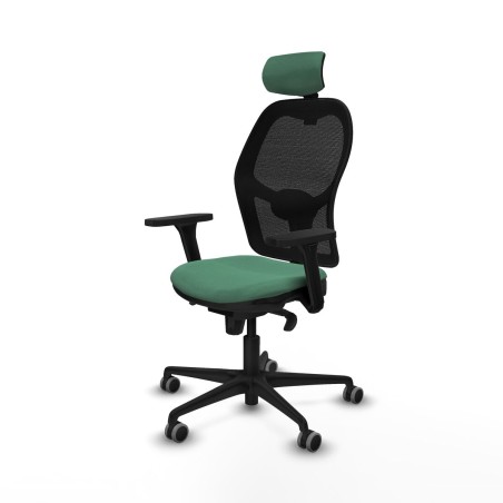 Office Chair with Headrest Jorquera Piqueras y Crespo 3D036G2 Emerald