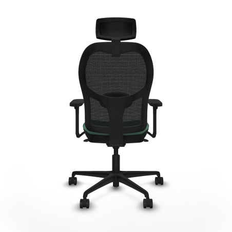 Sedia Ufficio con Poggiatesta Jorquera Piqueras y Crespo 3D036N2 Verde