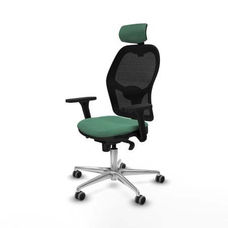 Sedia Ufficio con Poggiatesta Jorquera Piqueras y Crespo 3D086G2 Verde