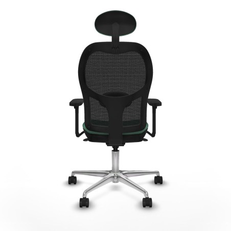 Bürostuhl mit Kopfstütze Jorquera Piqueras y Crespo 3D086N1 Smaragdg