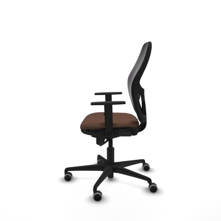 Sedia da Ufficio Piqueras y Crespo 1D036G0 Nero Marrone scuro