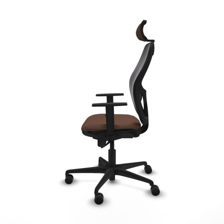 Sedia da Ufficio Piqueras y Crespo 1D036N2 Nero Marrone scuro