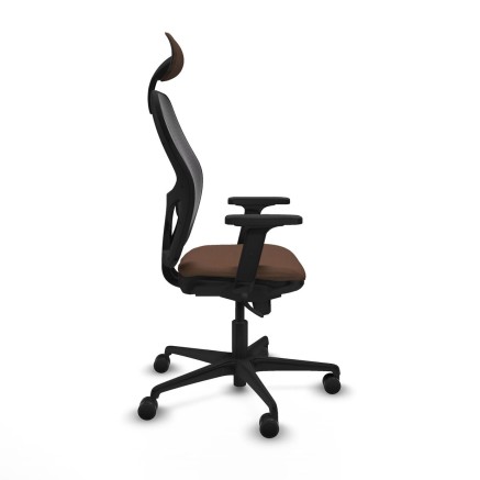 Office Chair with Headrest Jorquera Piqueras y Crespo 2D036N1 Black Da 2