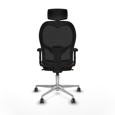 Sedia Ufficio con Poggiatesta Jorquera Piqueras y Crespo 2D086G2 Nero