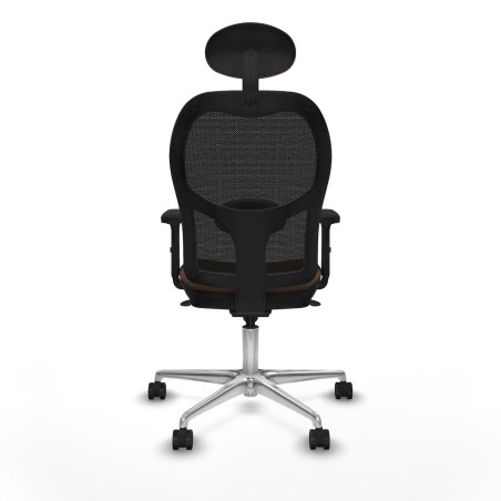 Office Chair with Headrest Jorquera Piqueras y Crespo 2D086N1 Black Da