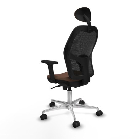 Office Chair with Headrest Jorquera Piqueras y Crespo 2D086N1 Black Da