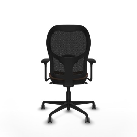 Sedia da Ufficio Jorquera Piqueras y Crespo 3D036G0 Nero Marrone scuro