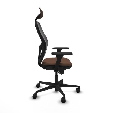 Office Chair with Headrest Jorquera Piqueras y Crespo 3D036N1 Black Da 2
