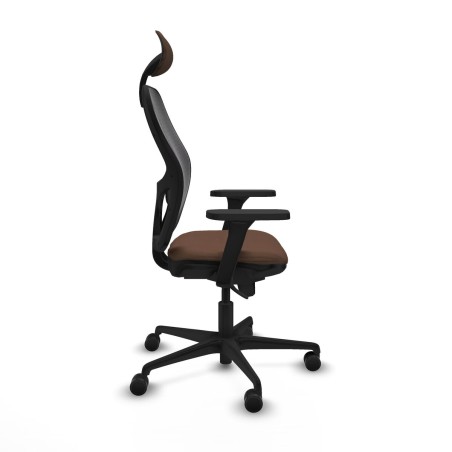 Bürostuhl mit Kopfstütze Jorquera Piqueras y Crespo 3D036N1 Schwarz