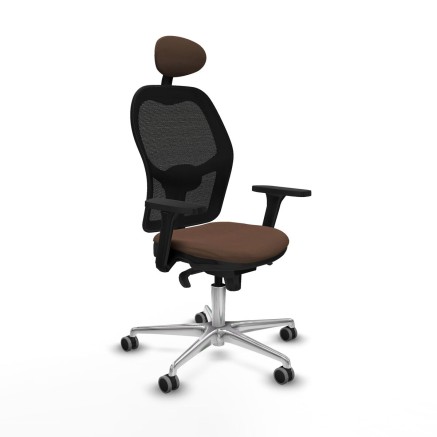 Office Chair with Headrest Jorquera Piqueras y Crespo 3D086G1 Black Da