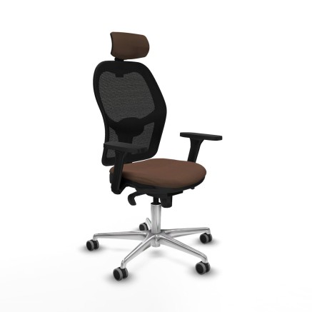 Office Chair with Headrest Jorquera Piqueras y Crespo 3D086G2 Black Da