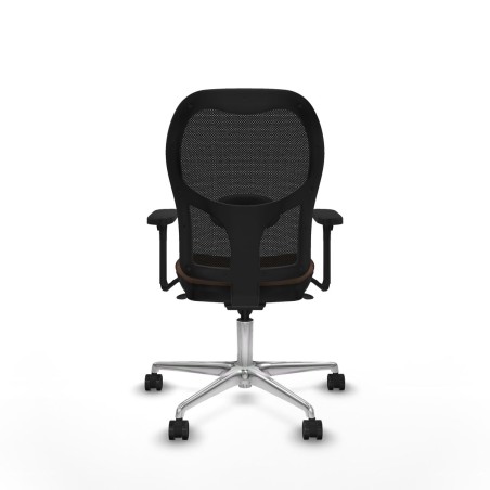Chaise de Bureau Jorquera Piqueras y Crespo 3D086N0 Noir Brun foncé