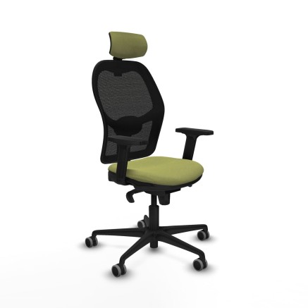 Sedia Ufficio con Poggiatesta Jorquera Piqueras y Crespo 2D036G2 Verde