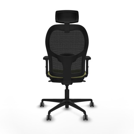 Sedia Ufficio con Poggiatesta Jorquera Piqueras y Crespo 2D036G2 Verde