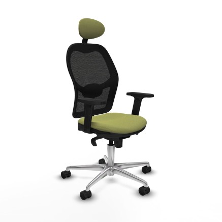 Sedia Ufficio con Poggiatesta Jorquera Piqueras y Crespo 2D086N1 Verde