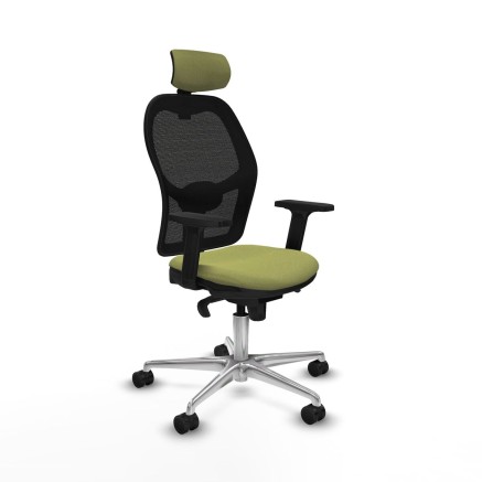 Office Chair with Headrest Jorquera Piqueras y Crespo 2D086N2 Green