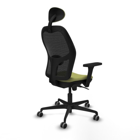 Sedia Ufficio con Poggiatesta Jorquera Piqueras y Crespo 3D036G1 Verde
