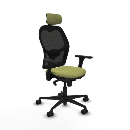 Sedia Ufficio con Poggiatesta Jorquera Piqueras y Crespo 3D036N2 Verde