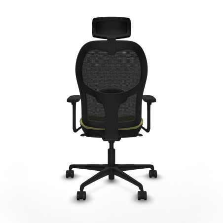 Sedia Ufficio con Poggiatesta Jorquera Piqueras y Crespo 3D036N2 Verde