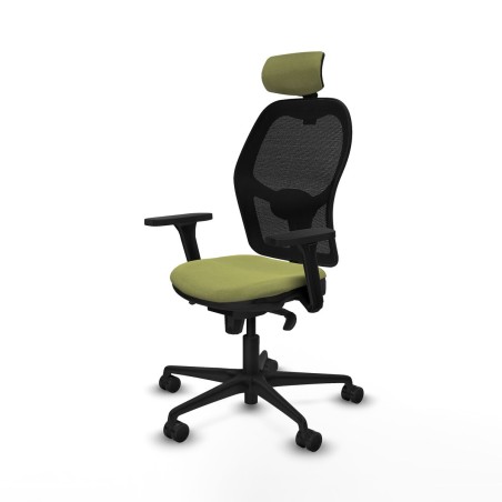 Sedia Ufficio con Poggiatesta Jorquera Piqueras y Crespo 3D036N2 Verde