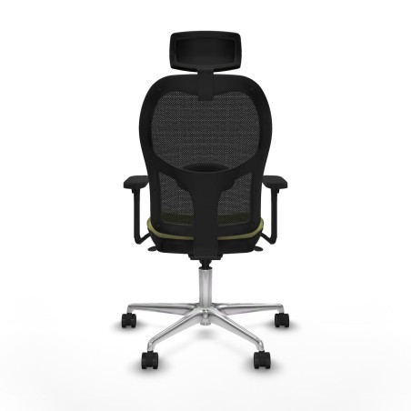 Sedia Ufficio con Poggiatesta Jorquera Piqueras y Crespo 3D086N2 Verde