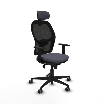 Sedia Ufficio con Poggiatesta Jorquera Piqueras y Crespo 1D036G2 Grigi