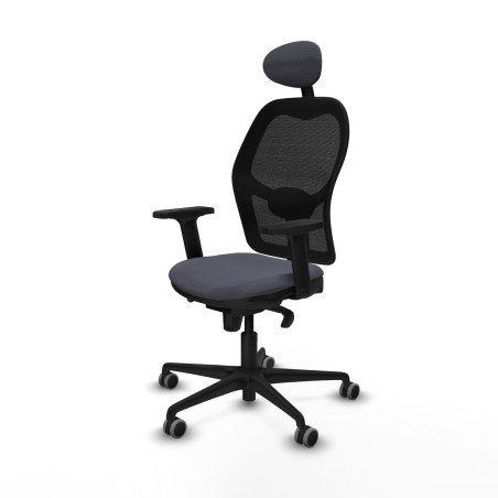 Office Chair with Headrest Jorquera Piqueras y Crespo 2D036G1 Dark gre