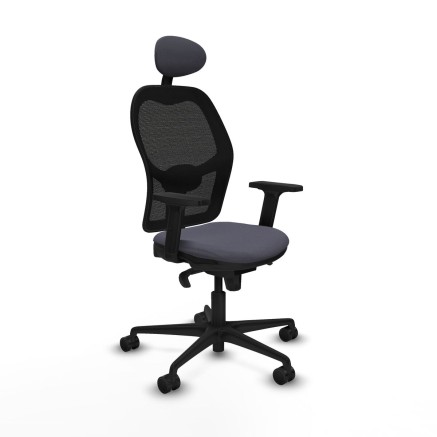 Office Chair with Headrest Jorquera Piqueras y Crespo 2D036N1 Dark gre