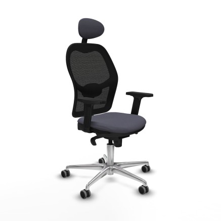 Office Chair with Headrest Jorquera Piqueras y Crespo 2D086G1 Dark gre