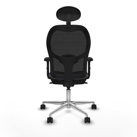 Office Chair with Headrest Jorquera Piqueras y Crespo 2D086N1 Dark gre